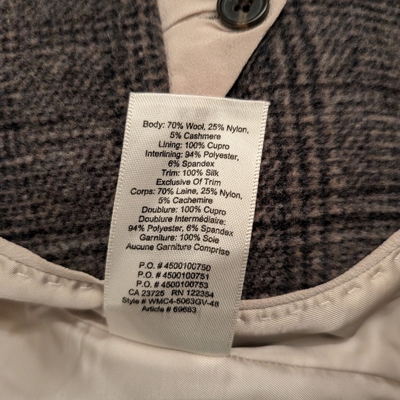 Aritzia - Wilfred The Cocoon Coat Wool Cashmere (XS) - Picture 10 of 10